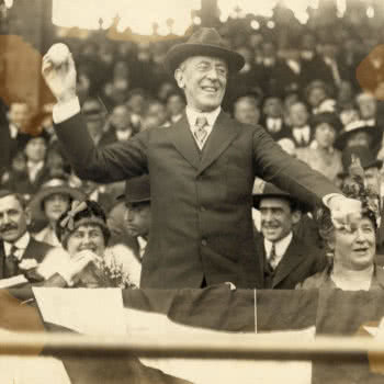 Woodrow Wilson, grande appassionato di baseball, all’apertura del campionato del 1916. Woodrow Wilson, grande appassionato di baseball, all’apertura del campionato del 1916.